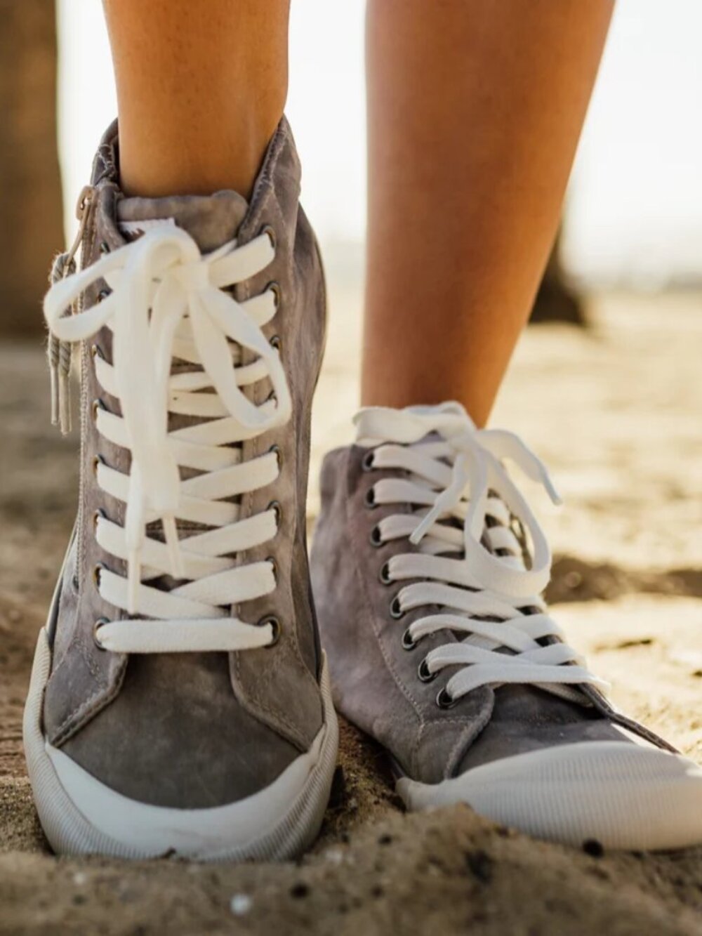 Jazzin Grey Tie-Dye High Top Sneaker